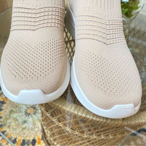 SKECHERS STRETCH FIT AIR COOLED MEMORY FOAM SNEAKERS 9 TAUPE - Picture 8 of 16